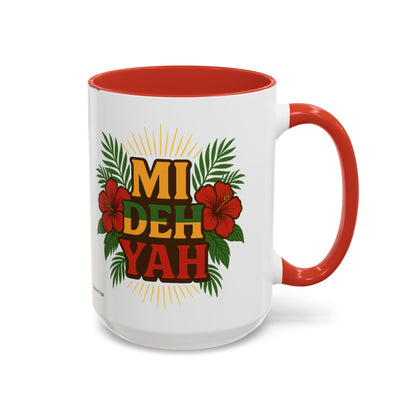 Mi Deh Yah Ceramic Mugs  – Letterwork Edition