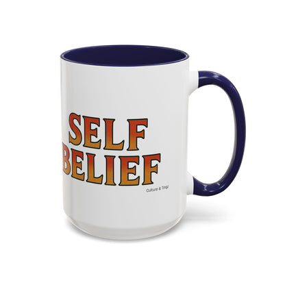 Self Belief Ceramic Mugs  – Letterwork Edition