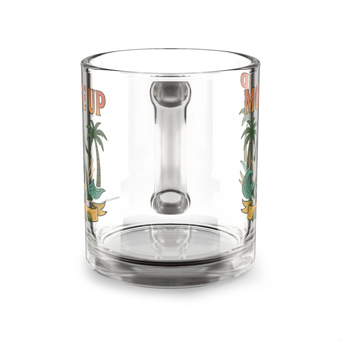 "Move Up" Glass Mug