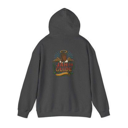 Jah Ah Guide - Unisex Hoodie (Letterwork front, Artwork Back)