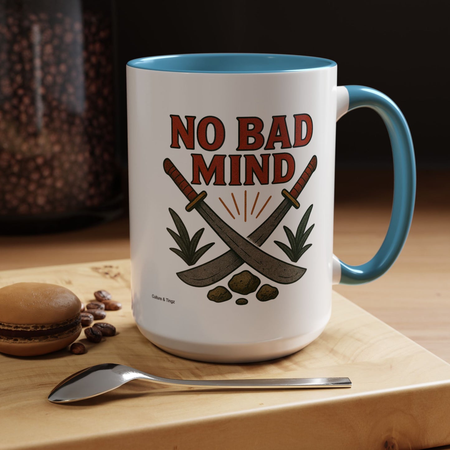 No Bad Mind - Accent Coffee Mug