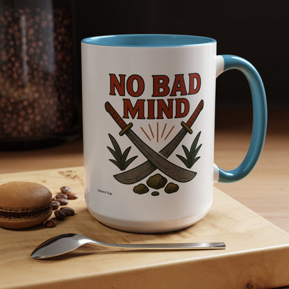 No Bad Mind - Accent Coffee Mug