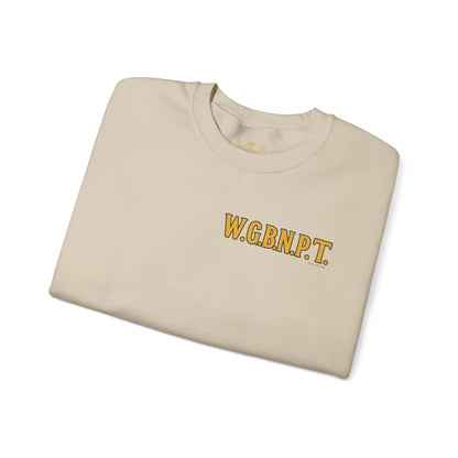 W.G.B.N.P.T. - Unisex Crewneck Sweater (Letterwork Front, Full Artwork Back)