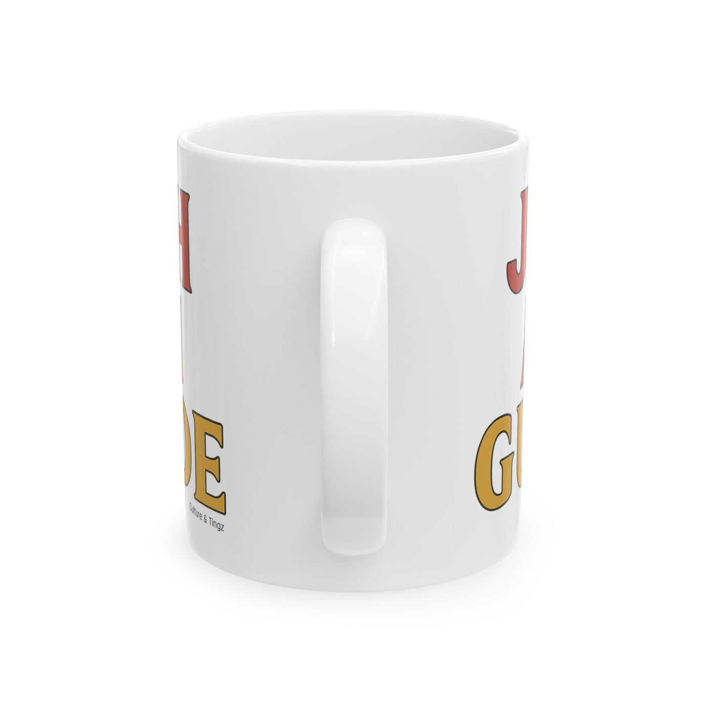 Jah Ah Guide Ceramic Mugs- Letterwork Collection