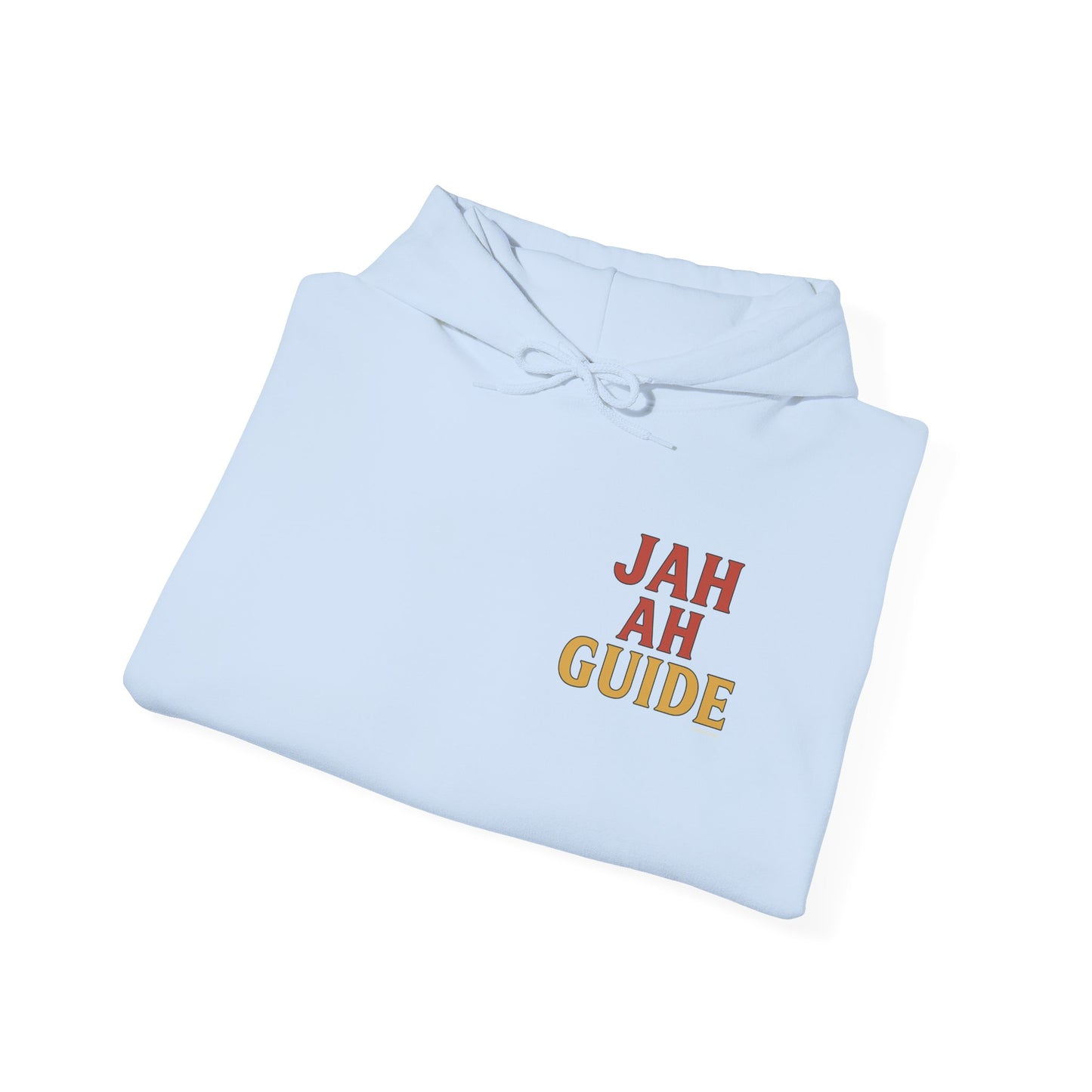 Jah Ah Guide - Unisex Hoodie (Letterwork front, Artwork Back)