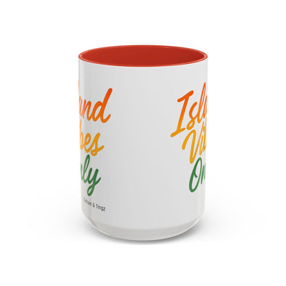 Island Vibes Only Ceramic Mugs  – Letterwork Edition