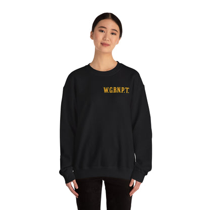 W.G.B.N.P.T. - Unisex Crewneck Sweater (Letterwork Front, Full Artwork Back)