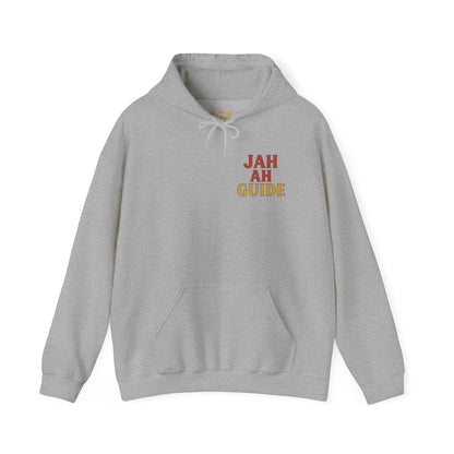 Jah Ah Guide - Unisex Hoodie (Letterwork front, Artwork Back)