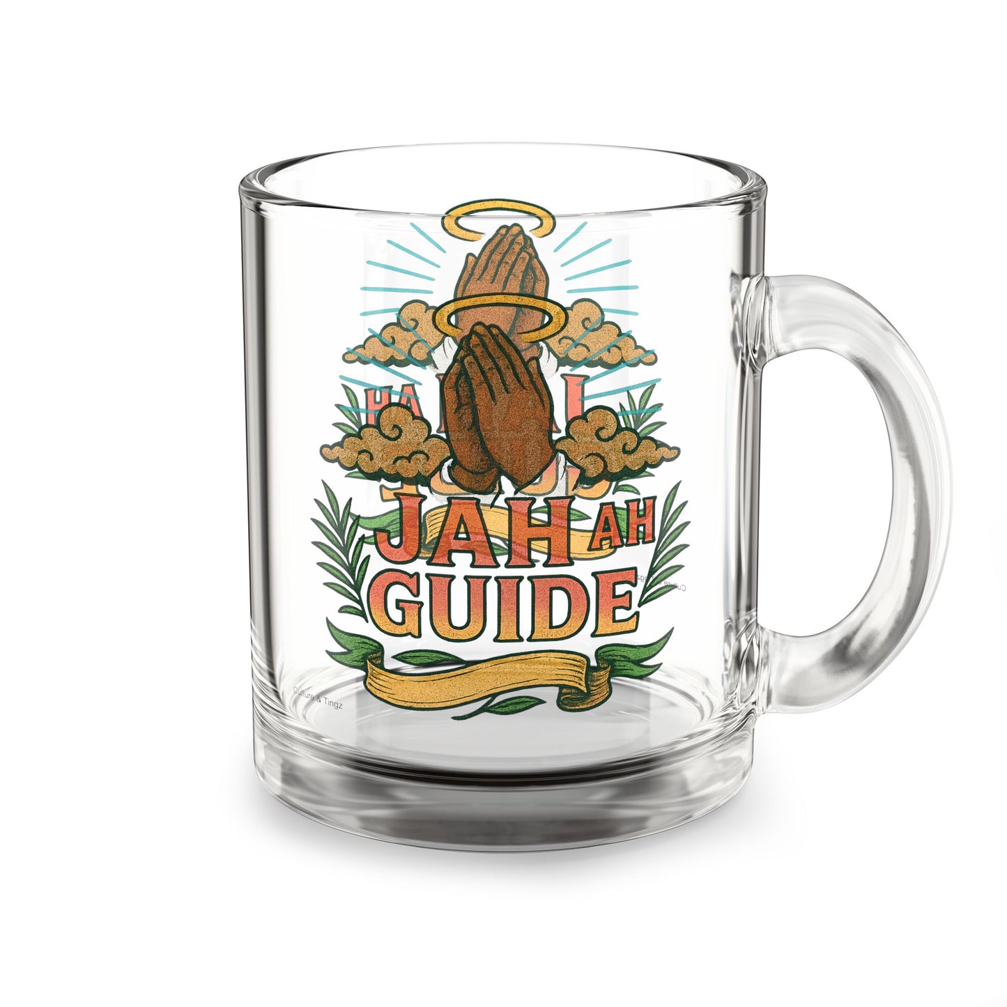 "Jah Ah Guide" Glass Mug