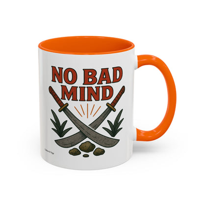 No Bad Mind - Accent Coffee Mug