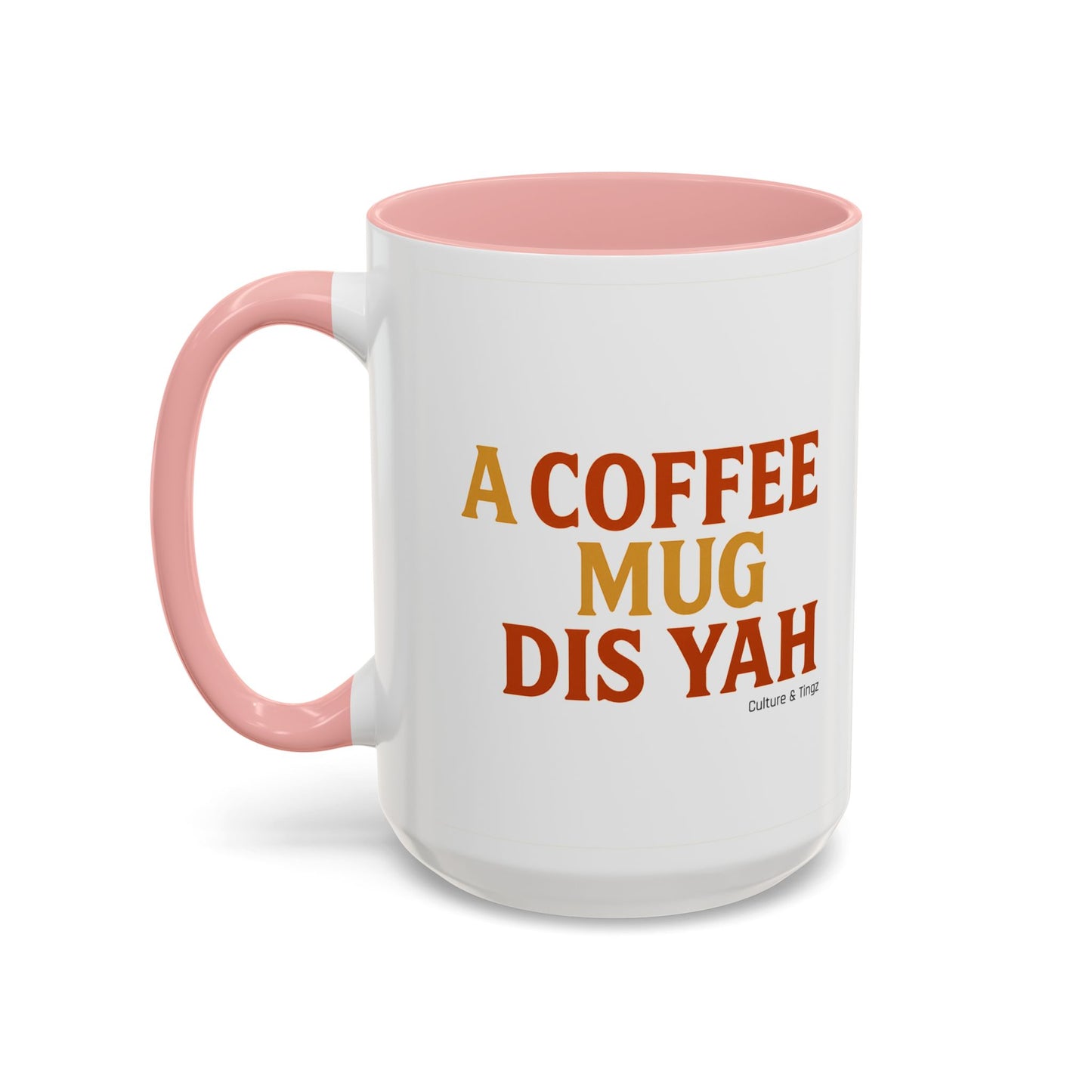 "A Coffee Mug Dis Yah" – Letterwork Edition