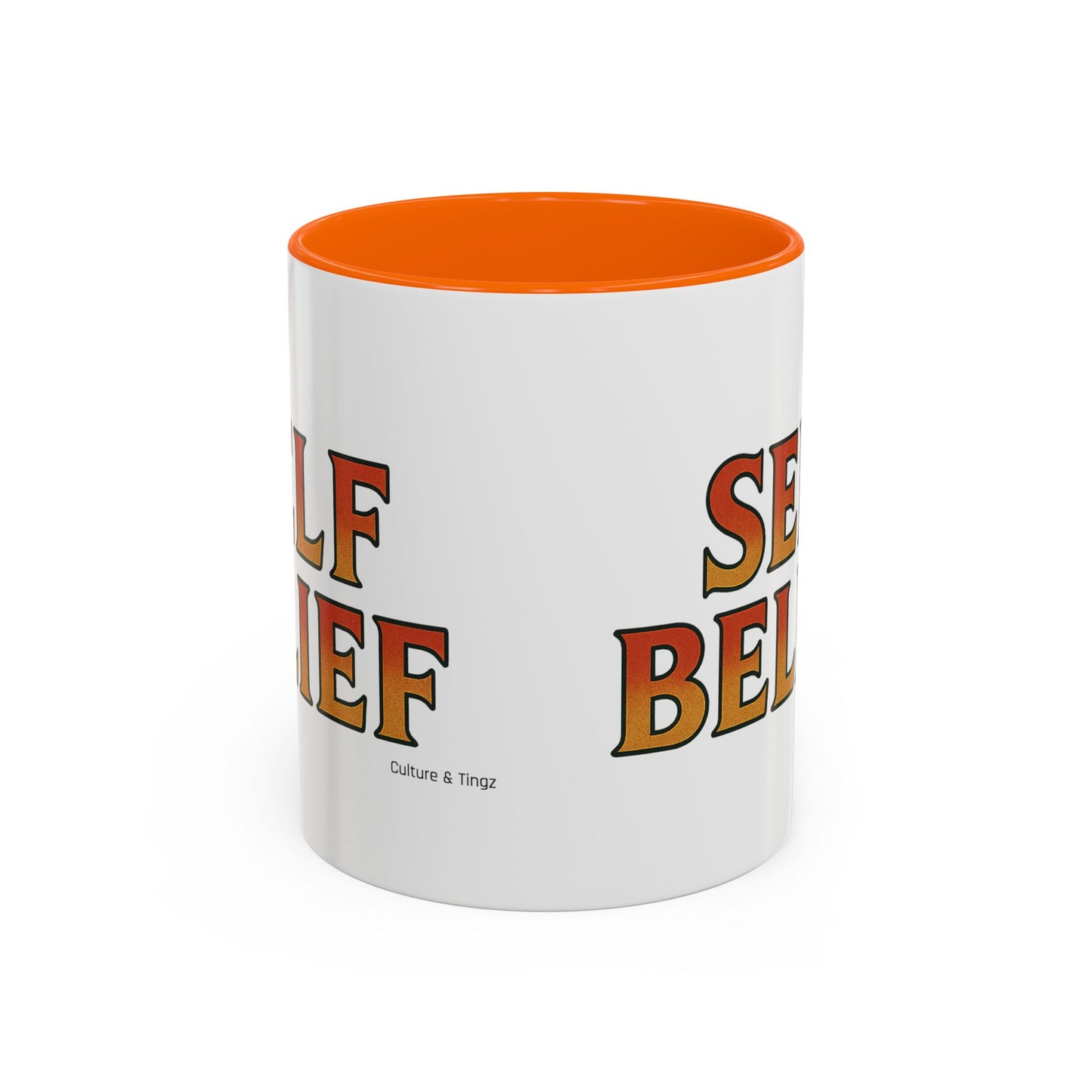 Self Belief Ceramic Mugs  – Letterwork Edition