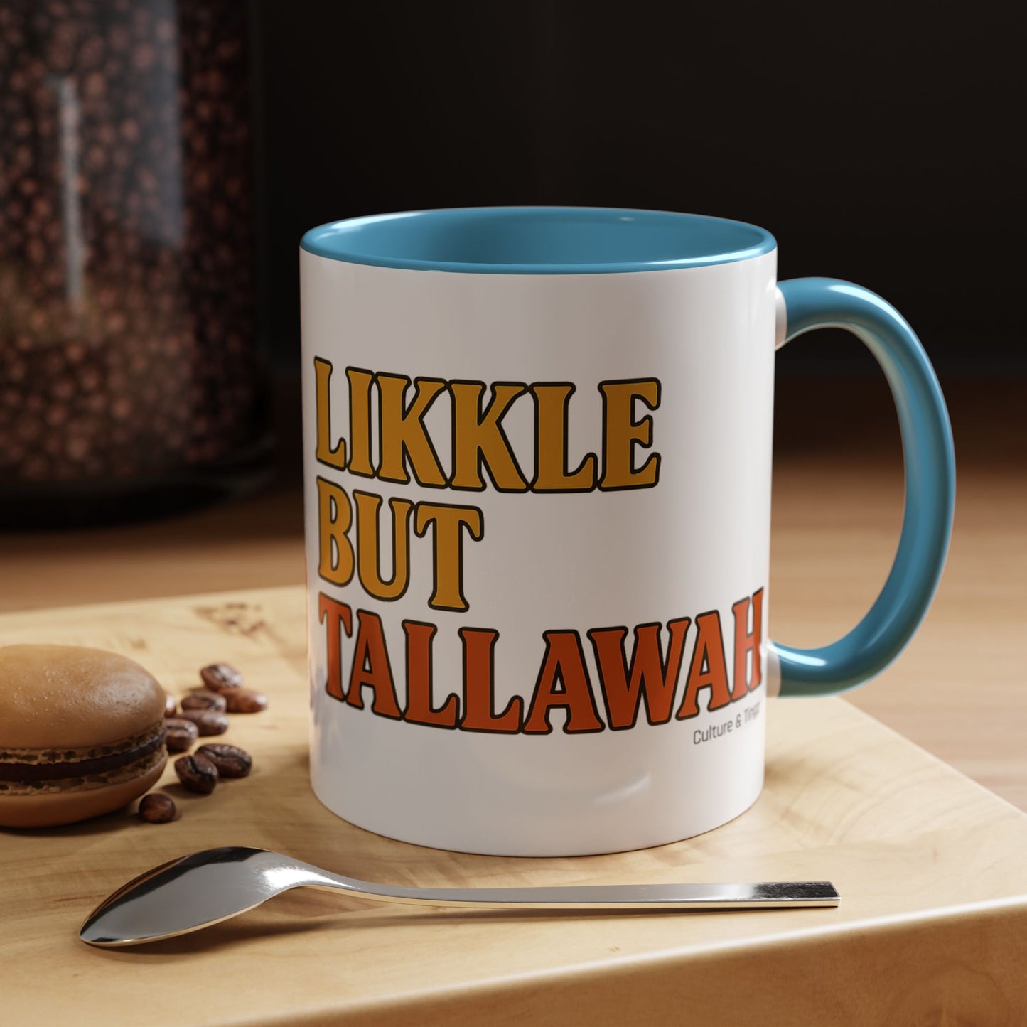 Likkle but Tallawah Ceramic Mugs  – Letterwork Edition