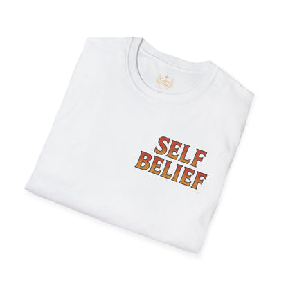 Self Belief  -  Unisex Short Sleeve Tee (Lettering Front, Full Artwork Back)