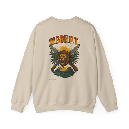 W.G.B.N.P.T. - Unisex Crewneck Sweater (Letterwork Front, Full Artwork Back)