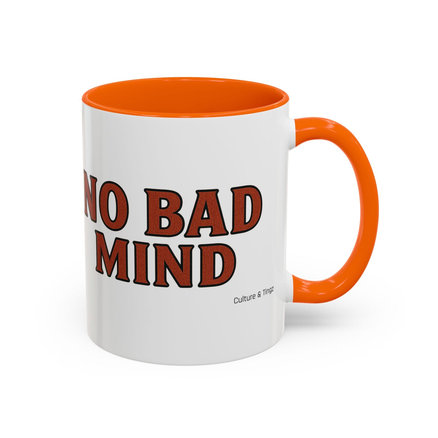 No Bad Mind Ceramic Mugs  – Letterwork Edition