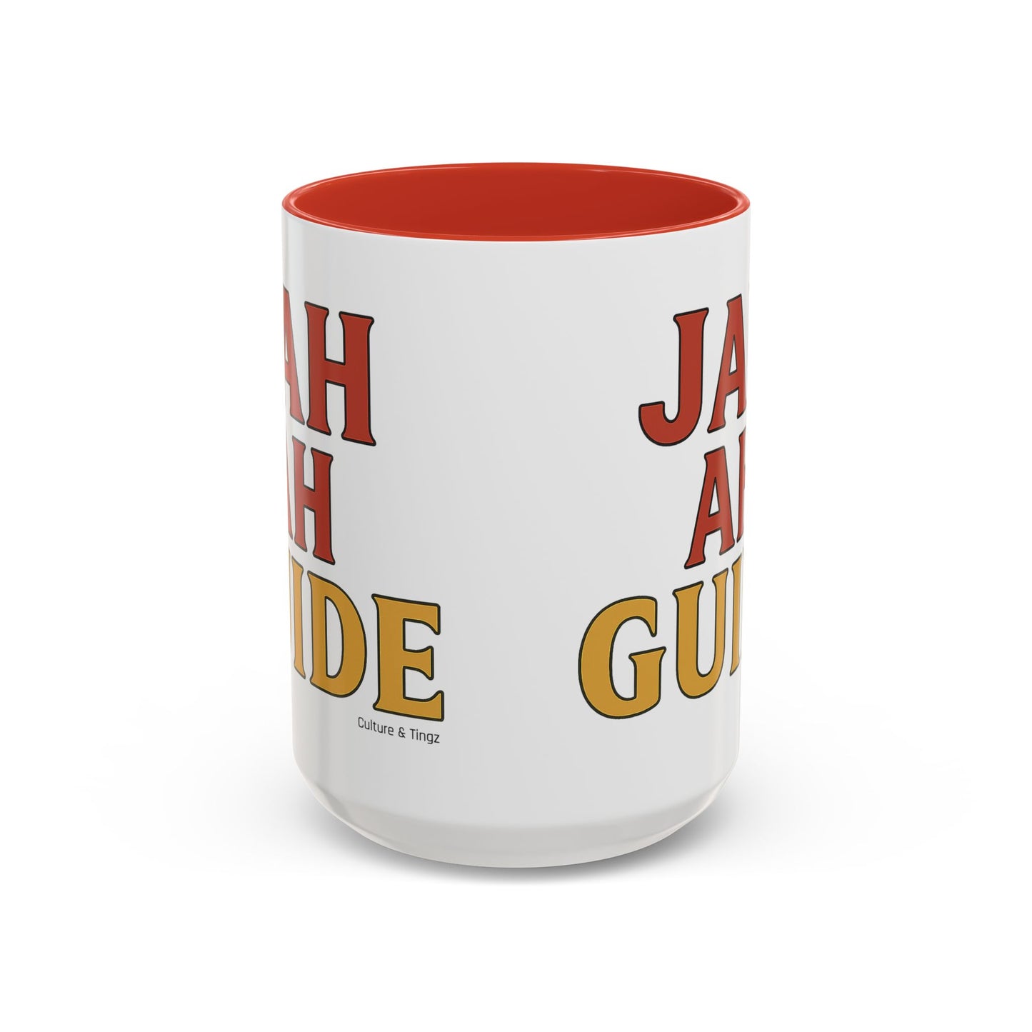 Jah Ah Guide Ceramic Mugs  – Letterwork Edition