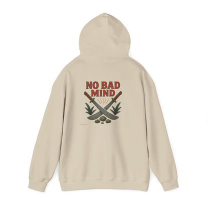No Bad Mind - Unisex Hoodie (Letterwork front, Artwork Back)