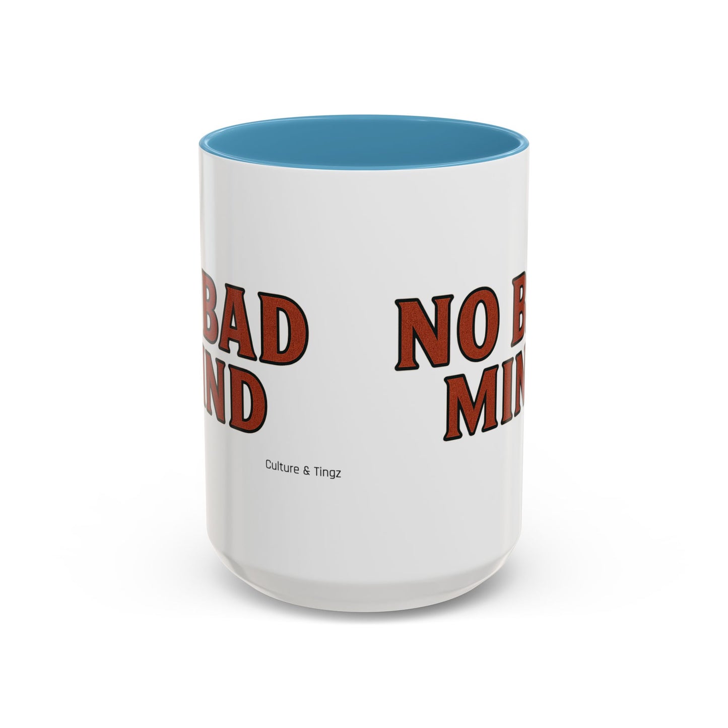 No Bad Mind Ceramic Mugs  – Letterwork Edition