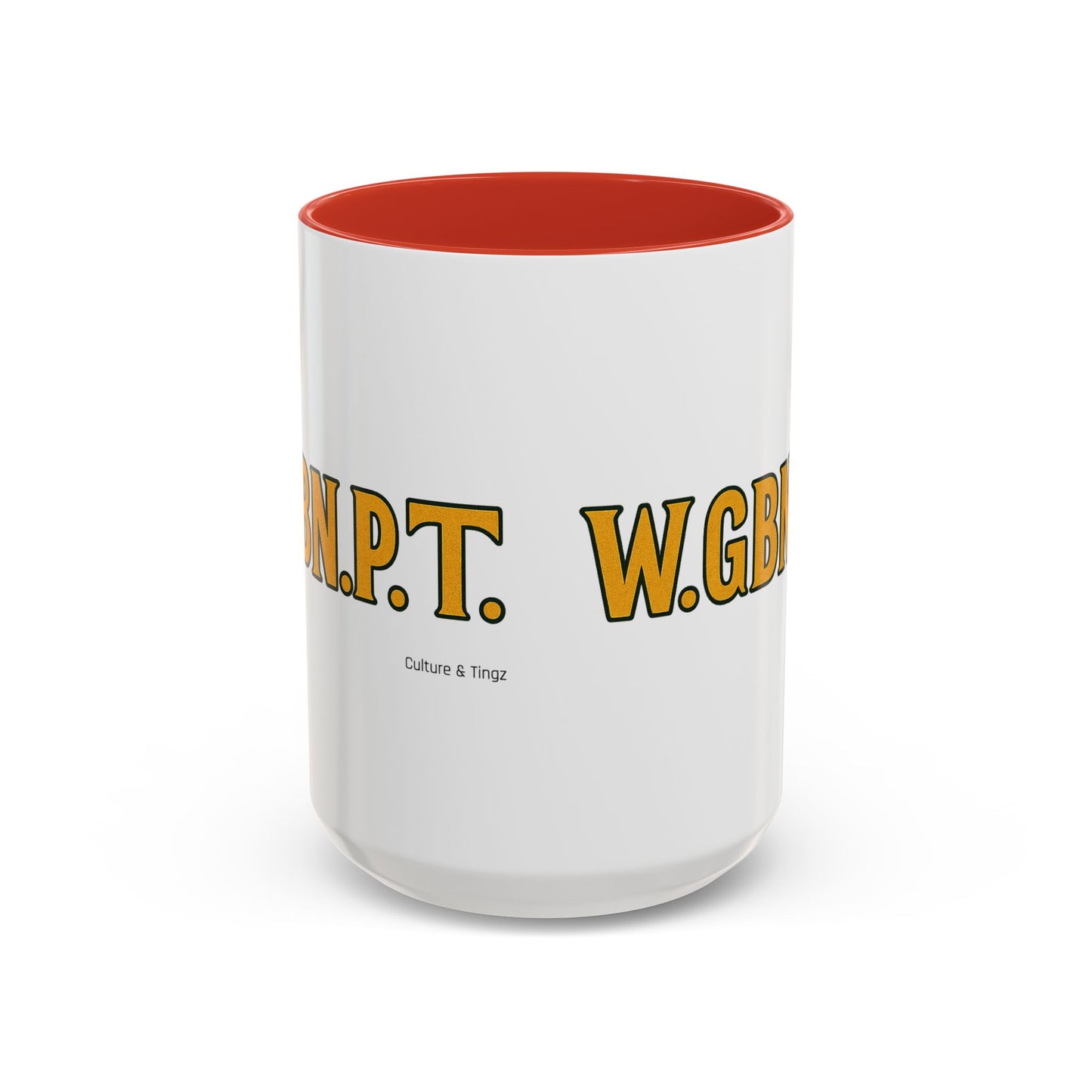 W.G.B.N.P.T. Ceramic Mugs  – Letterwork Edition