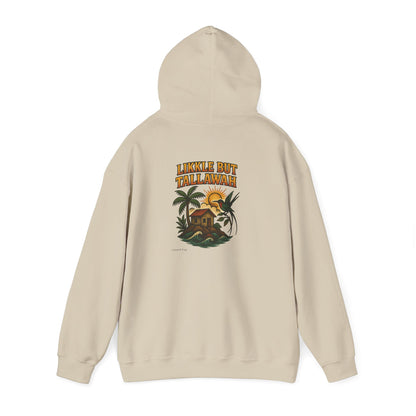 Likkle but Tallawah - Unisex Hoodie (Letterwork front, Artwork Back)