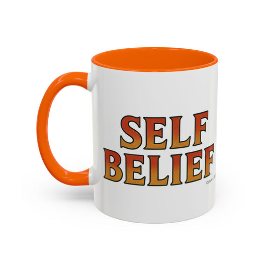 Self Belief Ceramic Mugs  – Letterwork Edition