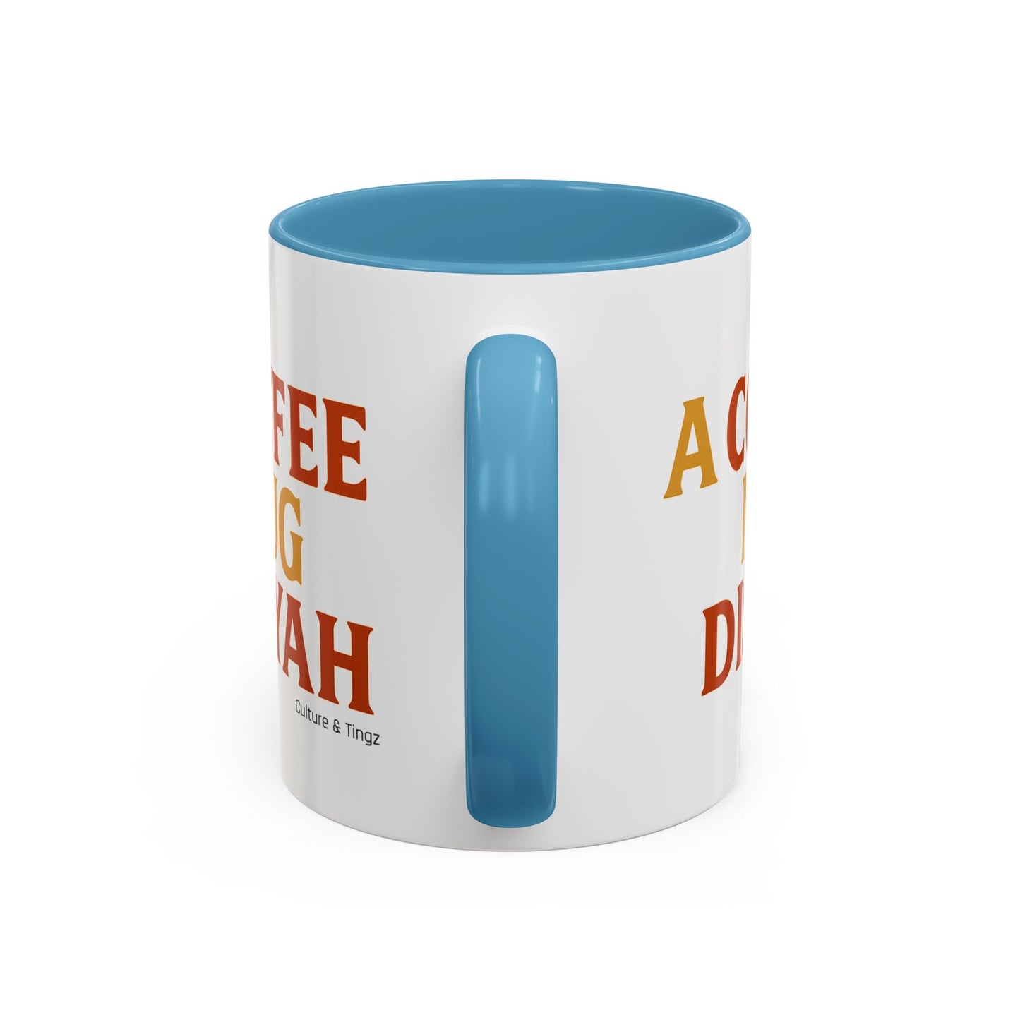 "A Coffee Mug Dis Yah" – Letterwork Edition