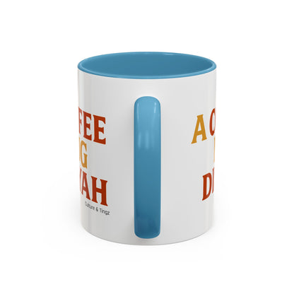 "A Coffee Mug Dis Yah" – Letterwork Edition