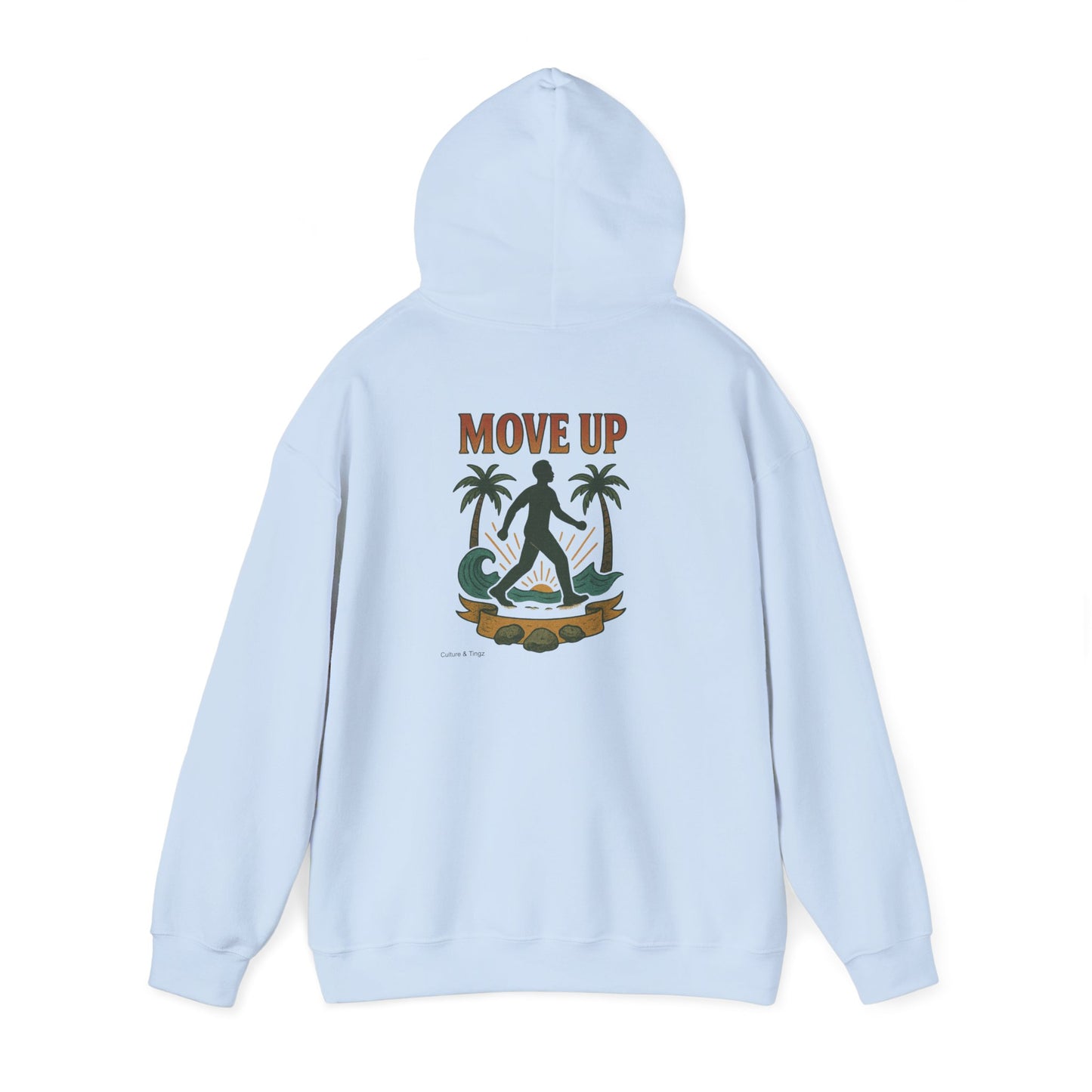 Move Up - Unisex Hoodie (Letterwork front, Artwork Back)