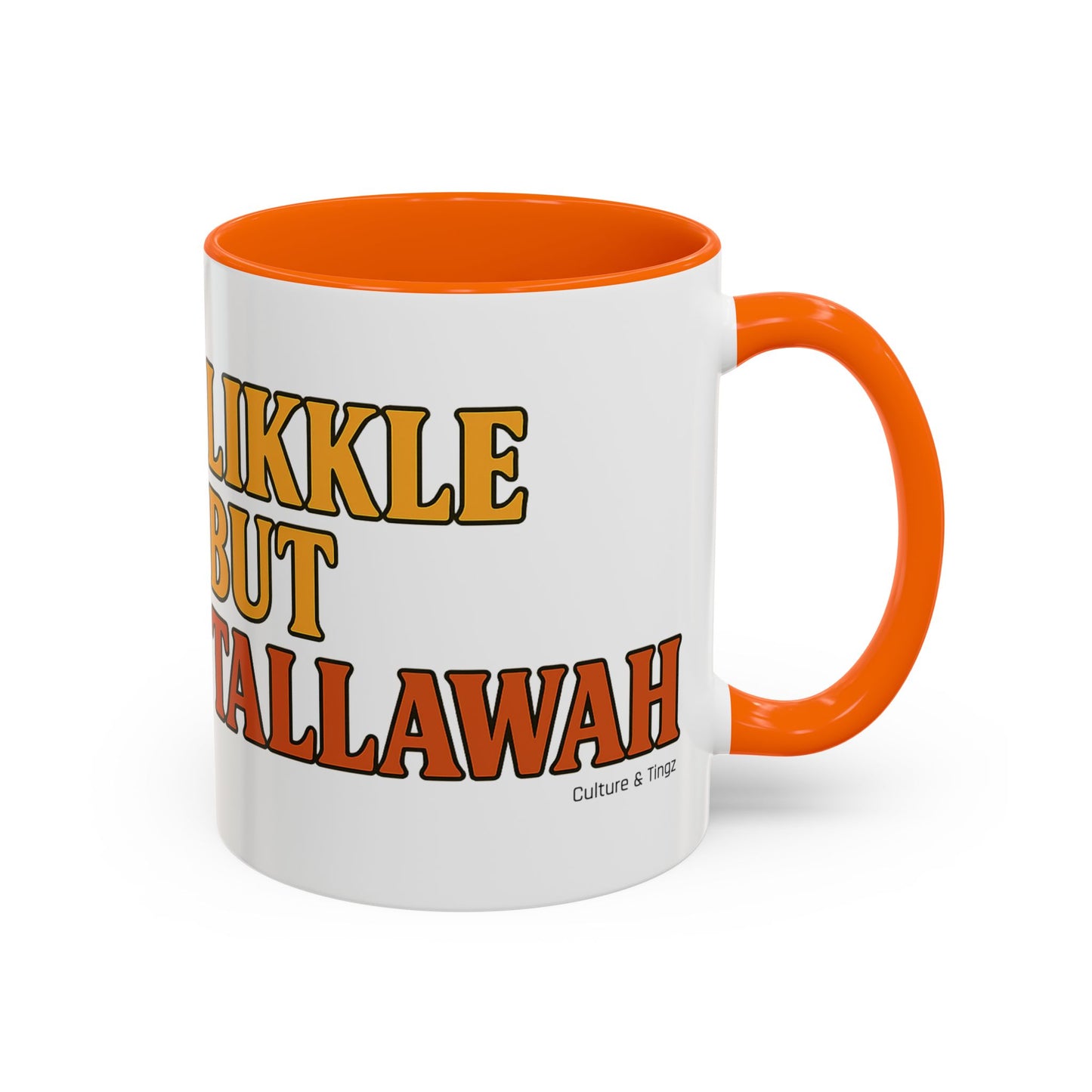 Likkle but Tallawah Ceramic Mugs  – Letterwork Edition