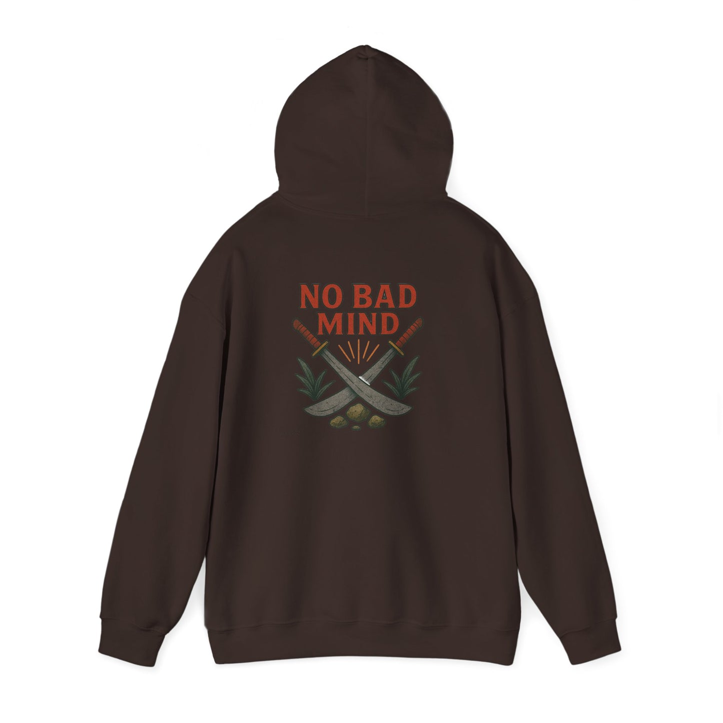 No Bad Mind - Unisex Hoodie (Letterwork front, Artwork Back)