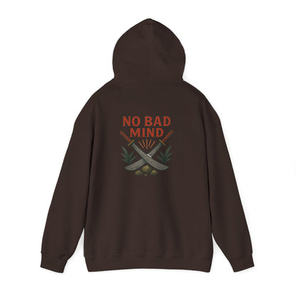 No Bad Mind - Unisex Hoodie (Letterwork front, Artwork Back)