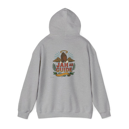 Jah Ah Guide - Unisex Hoodie (Letterwork front, Artwork Back)