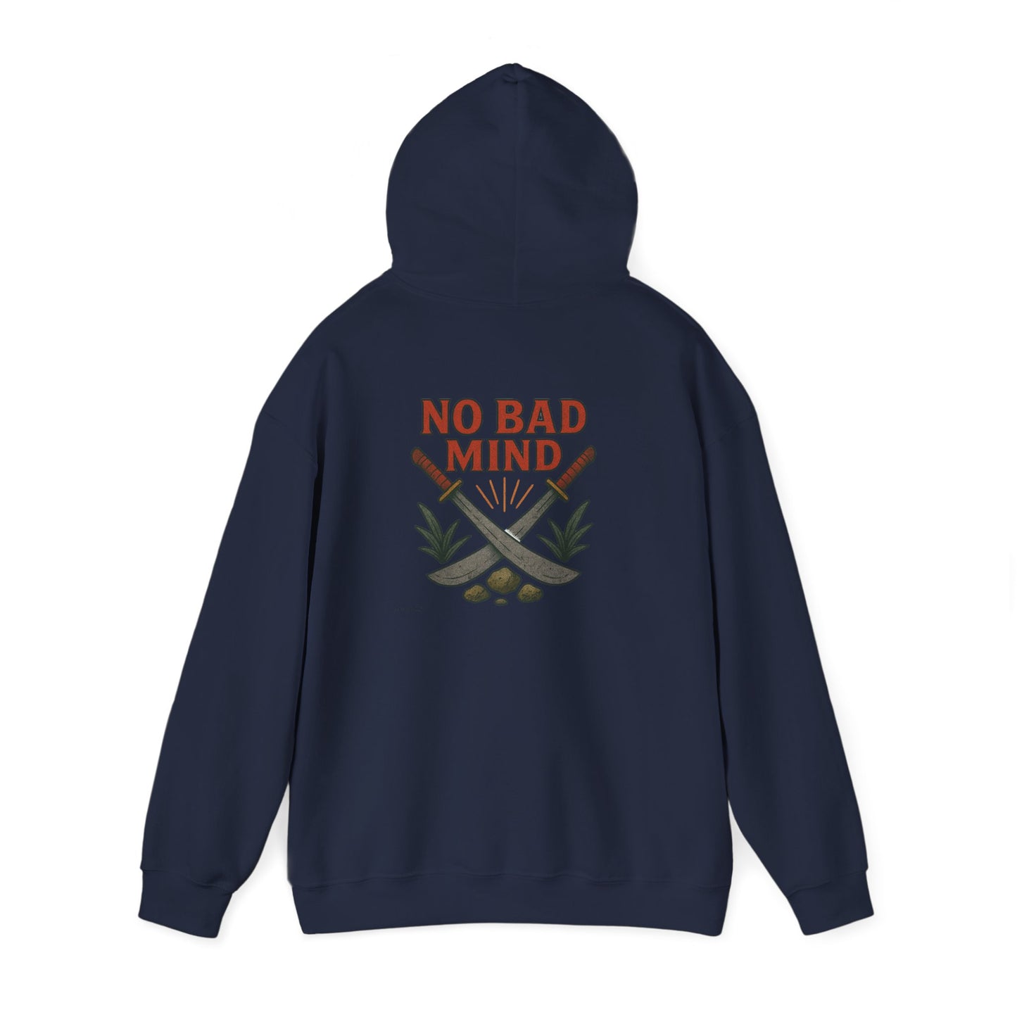 No Bad Mind - Unisex Hoodie (Letterwork front, Artwork Back)