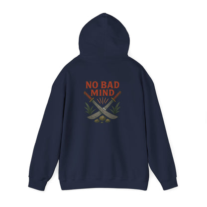 No Bad Mind - Unisex Hoodie (Letterwork front, Artwork Back)
