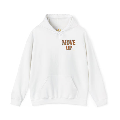 Move Up - Unisex Hoodie (Letterwork front, Artwork Back)
