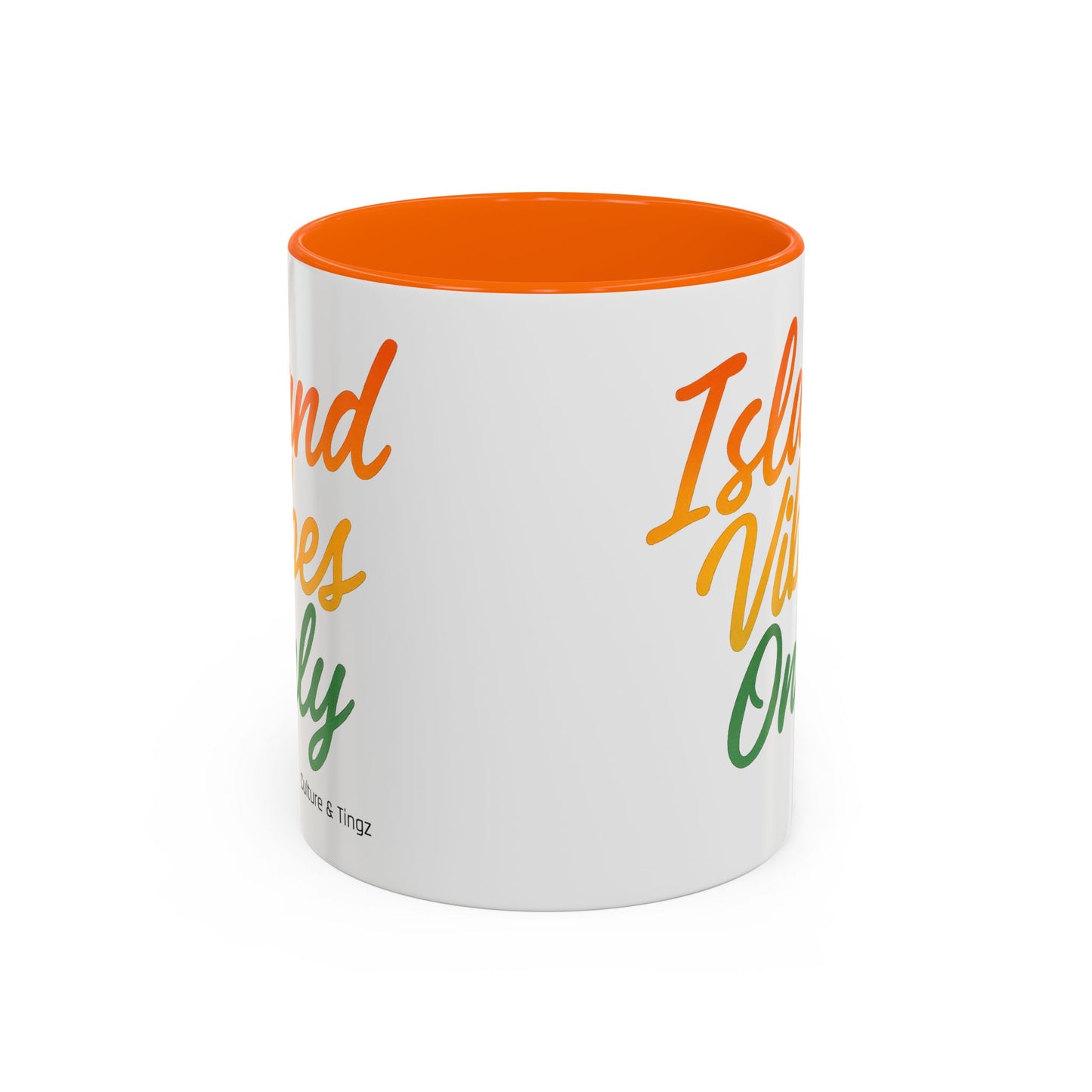Island Vibes Only Ceramic Mugs  – Letterwork Edition