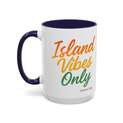 Island Vibes Only Ceramic Mugs  – Letterwork Edition