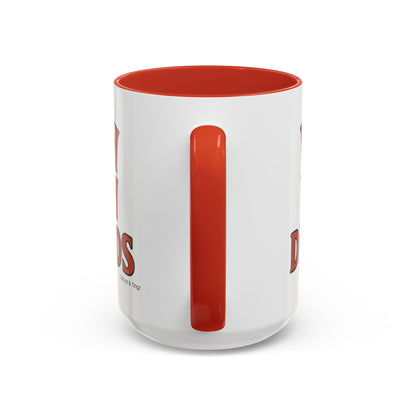 Deh Pon Di Ends Ceramic Mugs  – Letterwork Edition