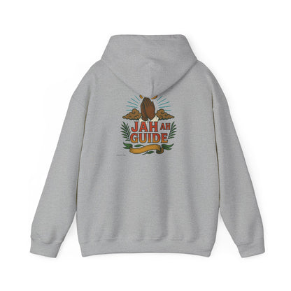 Jah Ah Guide - Unisex Hoodie (Letterwork front, Artwork Back)
