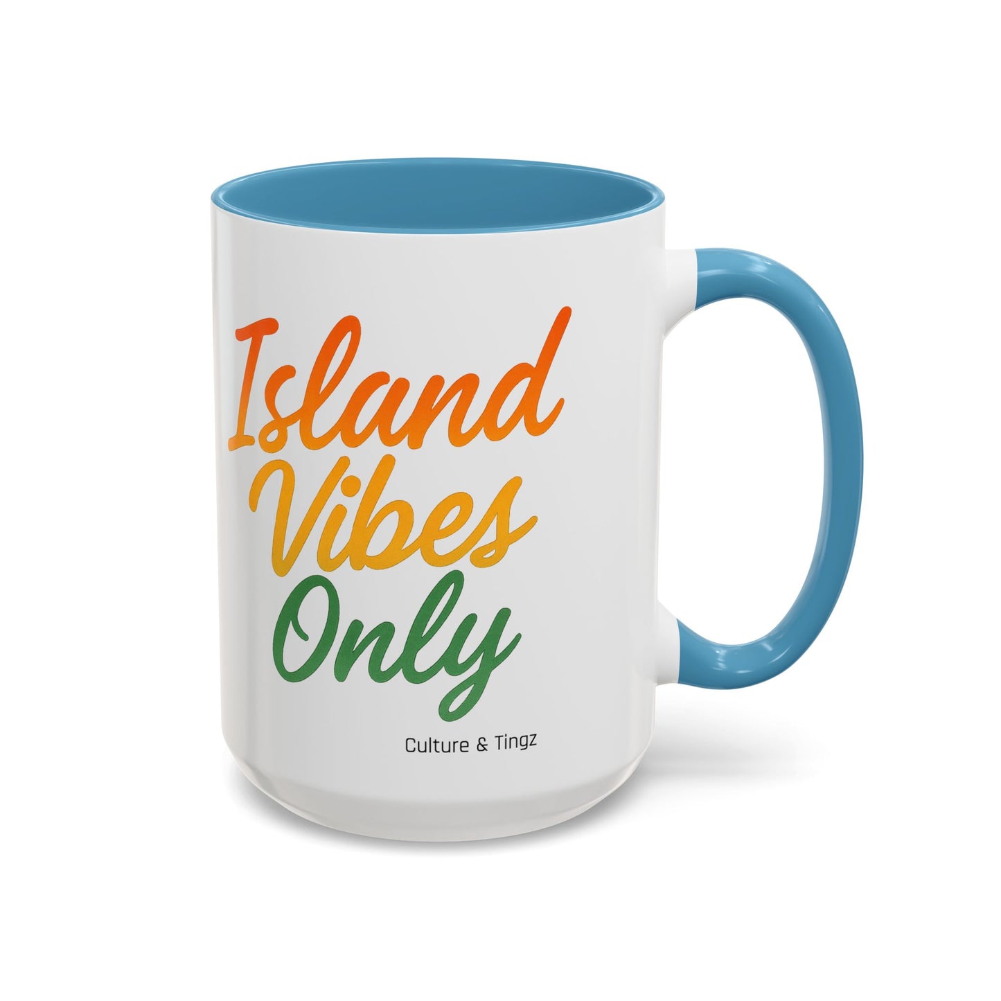 Island Vibes Only Ceramic Mugs  – Letterwork Edition