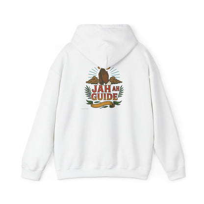 Jah Ah Guide - Unisex Hoodie (Letterwork front, Artwork Back)