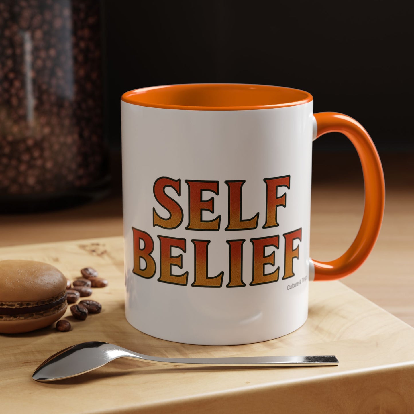 Self Belief Ceramic Mug  – Letterwork Edition