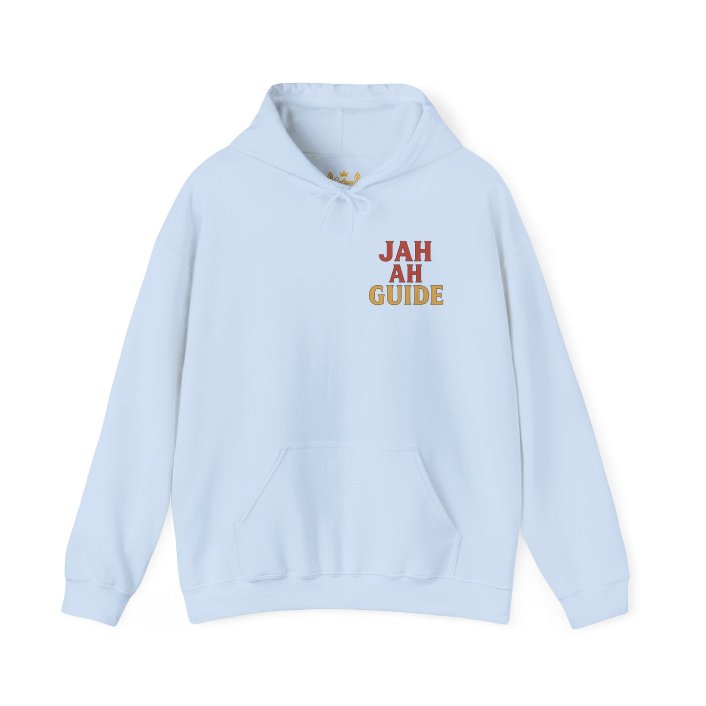 Jah Ah Guide - Unisex Hoodie (Letterwork front, Artwork Back)