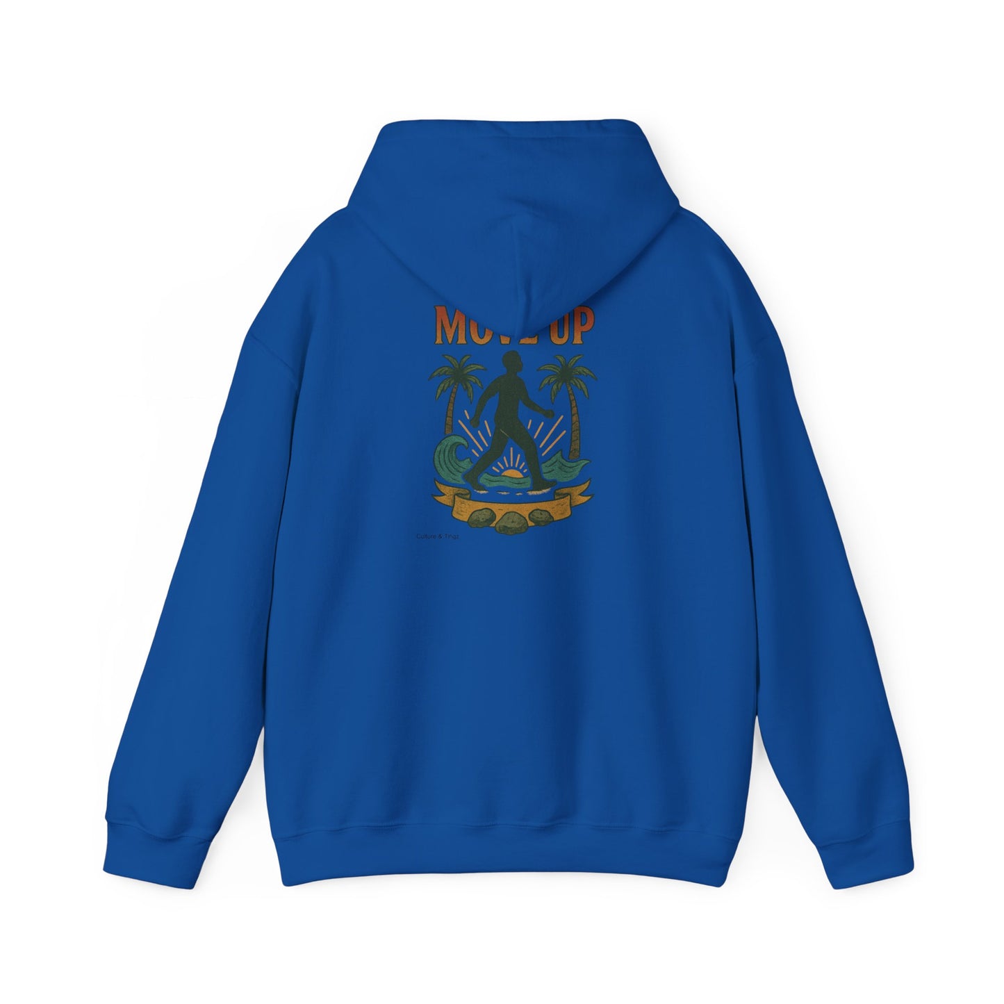 Move Up - Unisex Hoodie (Letterwork front, Artwork Back)