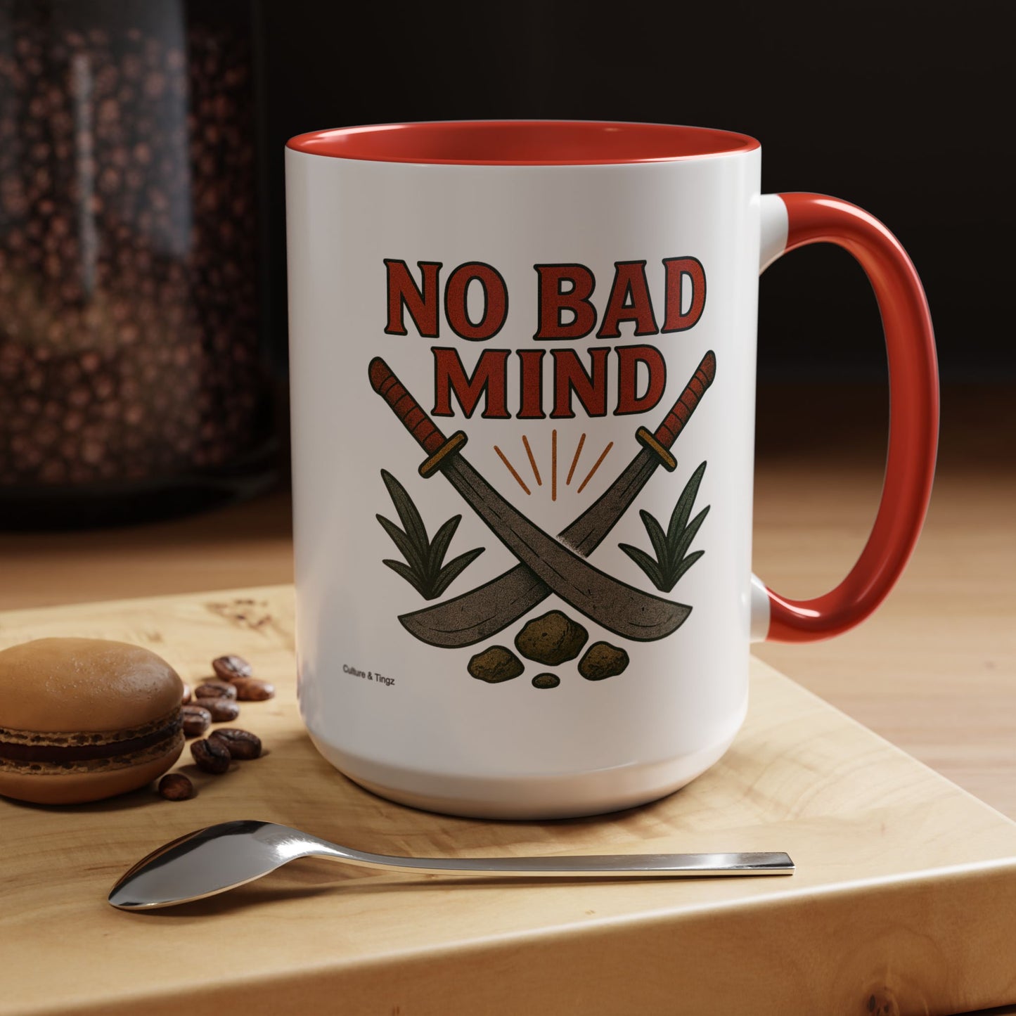 No Bad Mind - Accent Coffee Mug