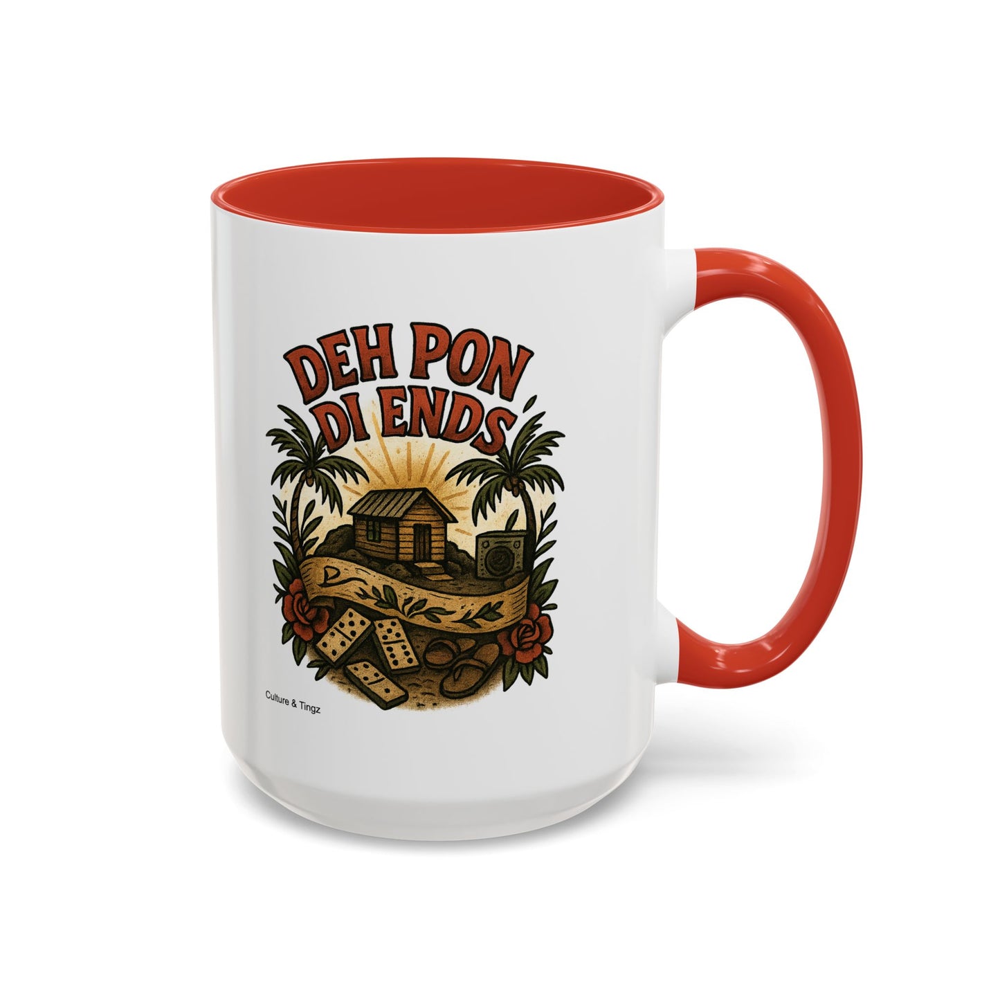 Deh Pon Di Ends - Accent Coffee Mug