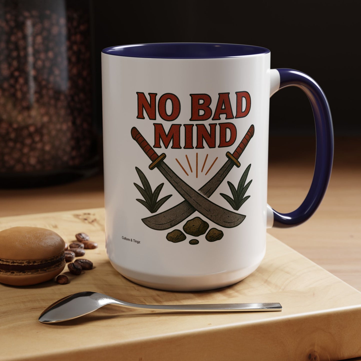 No Bad Mind - Accent Coffee Mug
