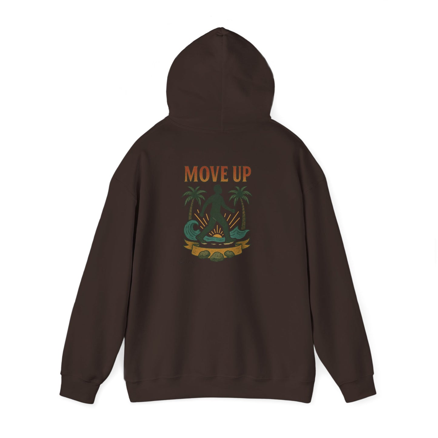 Move Up - Unisex Hoodie (Letterwork front, Artwork Back)