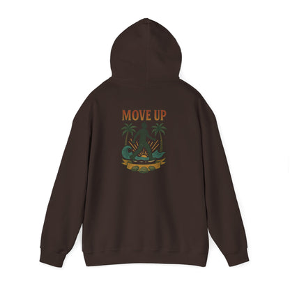 Move Up - Unisex Hoodie (Letterwork front, Artwork Back)